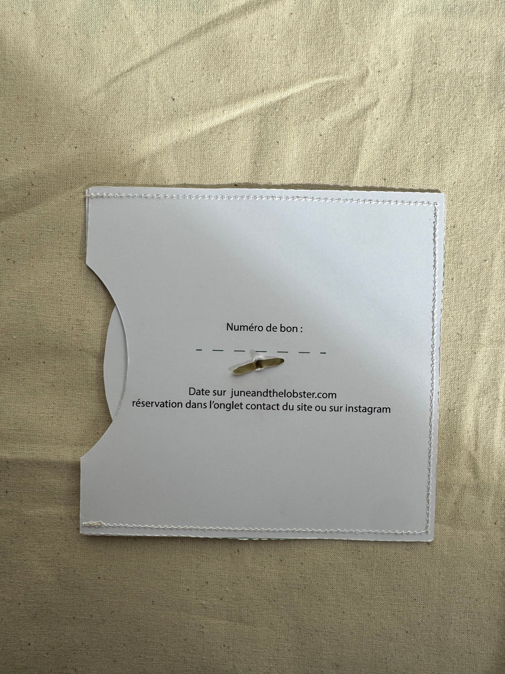 Cartes cadeaux Atelier de broderie