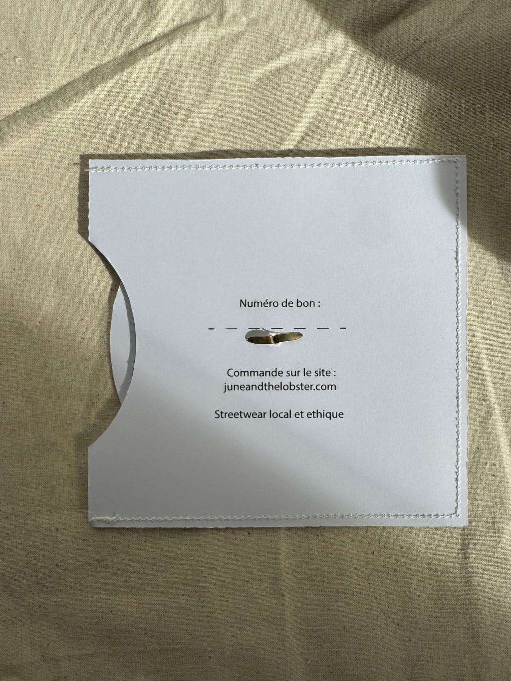 Cartes cadeaux Atelier de broderie