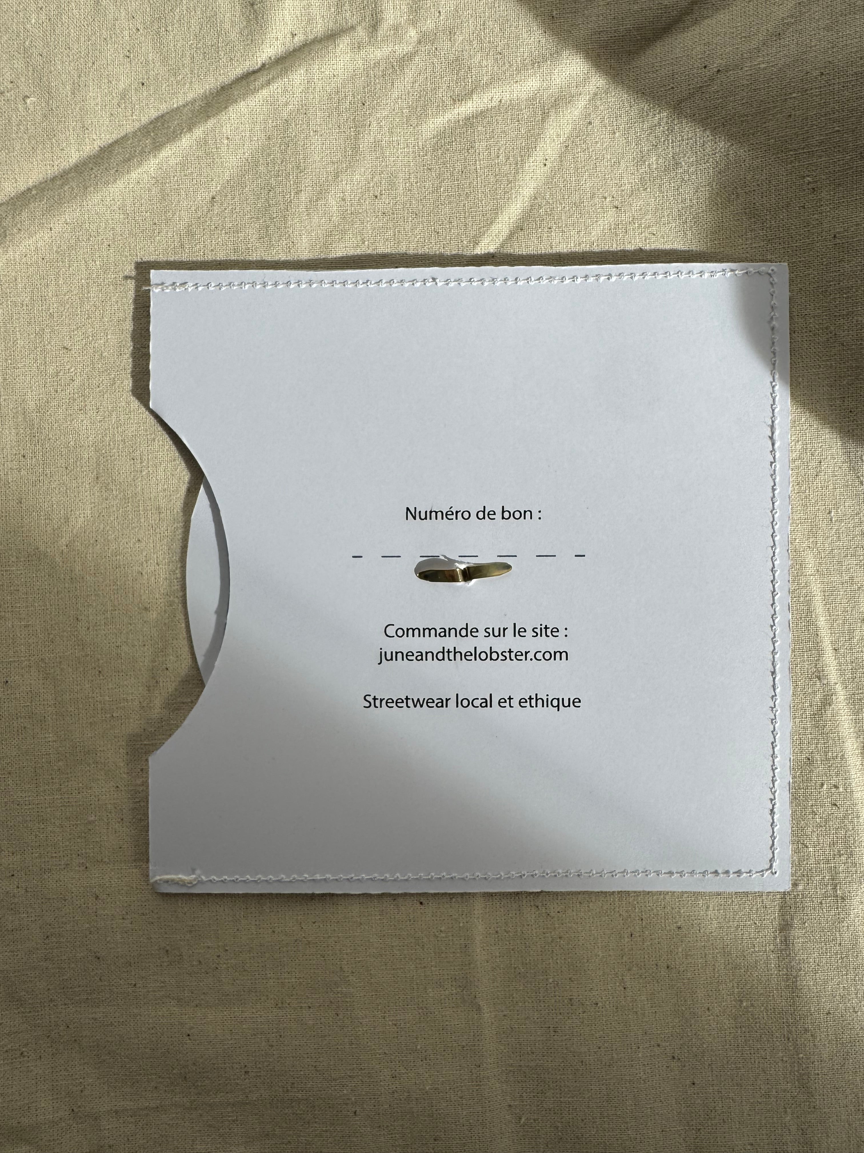 Cartes cadeaux Atelier de broderie